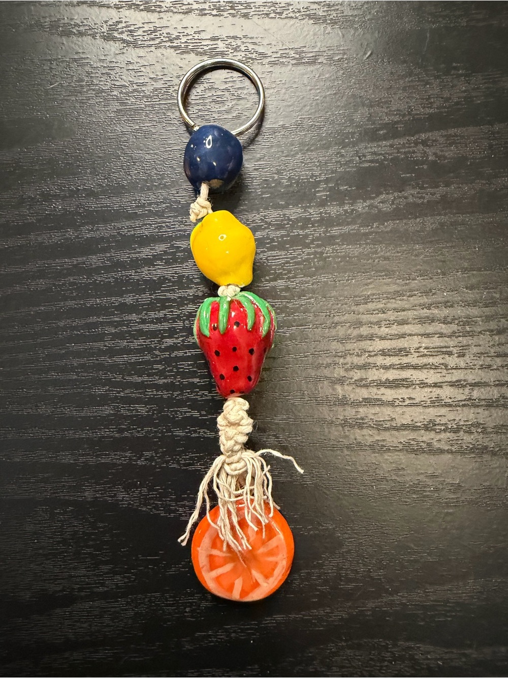 Fruits Clay Keychain